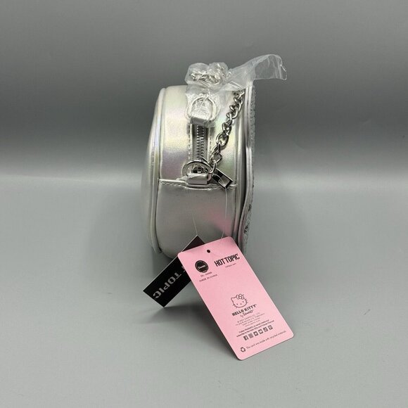 Hello Kitty Rhinestone Face Bling Crossbody Bag Purse NEW - Picture 6 of 8